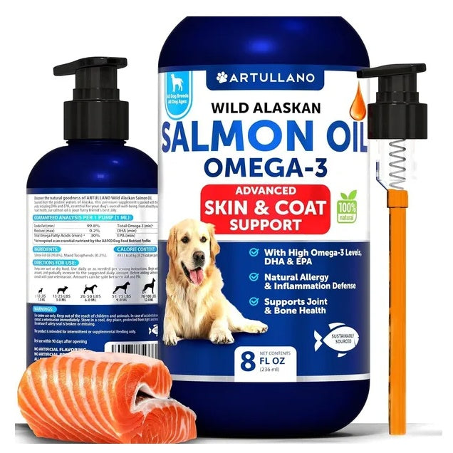 Wild Alaskan Salmon Oil for Dogs — 8 fl oz